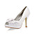  Satin Stiletto Pumps With Flower For Wedding (More Colors)