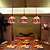  40W Modern Glass Pendant Light in Round Brown Bubble Design