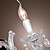  LEATHERHEAD - Applique in cristallo con 2 lampadine