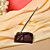  Wedding Guest Book And Pen Set In Chocolate Satin