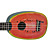  (Melancia) ukulele soprano basswood abacaxi com bag