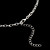  Elegant Alloy med fargerike Rhinestones kvinner smykker satt inkludert kjede, øredobber