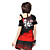  Sexy Cool Short Sleeve Strapless Cotton Punk Lolita T-shirt with Collar(2 Colors)