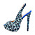  Suede Upper Stiletto Heel Slingbacks With Animal Print Party/ Evening Shoes More Colors Available