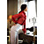  Polka Dots Vrouwen shirt met ruches