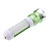  Rechargeable 4-Mode Red and White Warning Torch + 3-Mode Cree R2 LED Flashlight Set