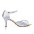  satinado de alta calidad superior talón de aguja con zapatos peep toe de moda Lover