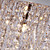  240W Crystal Flush Mount with 15 Lights in Round (G4 Bulb Base)