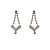  Shining Czech Rhinestones With Alloy Plated Wedding Jewelry Set,Including Necklace And Earrings