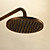  Antique Brass Single Handle Wall Mount Rain + Handheld Shower Faucet