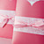  Romantic Pink Wedding Invitation With Insert (Set of 50)