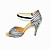  personalizado espumante zebra latin / sapatos de dança de salão de desempenho