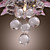  Crystal Semi Flush Mount with 1 Light