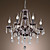  Crystal Chandelier with 6 Lights - Graceful Candle Featured Style