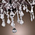  Crystal Chandelier with 6 Lights - Graceful Candle Featured Style