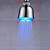  3 inch abs douche kop met kleur veranderende led licht