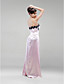  Sheath/ Column Strapless Floor-length Elastic Silk-like Satin Bridesmaid/ Wedding Party Dress