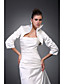  3/ 4-Length Sleeves Satin Bridal Jacket/ Wedding Wrap