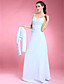  A-line Spaghetti Straps Floor-length Chiffon Mother of the Bride Dress With A Wrap