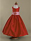  A-line Floor-length Taffeta Flower Girl Dress