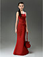  Trumpet/Mermaid Sweetheart Floor-length Satin Junior Bridesmaid Dress