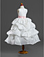  Ball Gown Scoop Tea-length Taffeta Flower Girl Dress