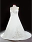  JANESSA - Kleid für die Braut aus Satin (Übergrösse)