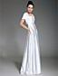  Stretch Satin Column Floor-length Evening Dress inspired by Sarah Jessica Parker in Sex and the City