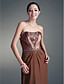  Sheath/ Column Sweetheart Floor-length Chiffon Mother of the Bride Dress With A Wrap