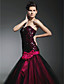  Trumpet/ Mermaid Sweetheart Floor-length Sequined Tulle Prom Dress