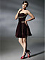  A-line Sweetheart Short/ Mini Chiffon Cocktail Dress