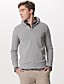  finto pulsante anteriore pullover dolcevita in cashmere / uomo maglioni di cashmere