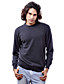  puro cashmere / lungo giro maniche scollatura uomo / maglioni di cashmere (FF-c-bi0736820)