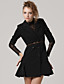  samlet hem halv ermene jakkeslaget dobbeltspent trench coat / inspirert av gossip girl / kvinners grøft strøk (FF-a-0853002)