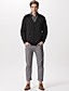  Stripe Button closure Men's  Cashmere Sweaters