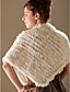  aito kani turkis / kettu fringed turkista poncho / huivi