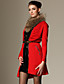  ts verzameld rits lange mouwen trui jurk / voor dames