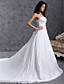  VICTORIA - Abito da Sposa in Chiffon e Raso
