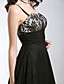  FLORENTIA - Vestido de Coquetel em Chifon e Renda