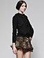  Women's Leopard Chiffon Short Skirt