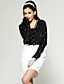  ts perline cardigan collo rotondo manica lunga corta