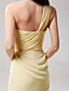 Chiffon Sheath/ Column One Shoulder Court Train Evening Dress inspired by Cat Deeley at Emmy Award