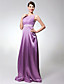  Sheath/ Column Floor-length Elastic Woven Satin Evening Dress