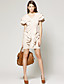  TS Nude Ruffle Dress