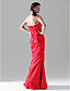  Trumpet/Mermaid Sweetheart Floor-length Satin Bridesmaid Dress