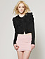  Handmade Beaded Neckline Pleated Shoudler Long Sleeves Blazer / Women's Outerwears (FF-B-CA0859010)