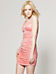  TS Open Back Gathered Bodycon Dress