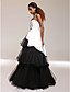  Satin Tulle A-line Strapless Floor-length Evening/ Prom Dress inspired by Isabella Ragonese