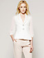  Mesh Quarter Sleeve Blouse/ Inspired by Runway Fashion