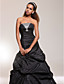  Trumpet/Mermaid Strapless Floor-length Taffeta Prom/Evening Dress